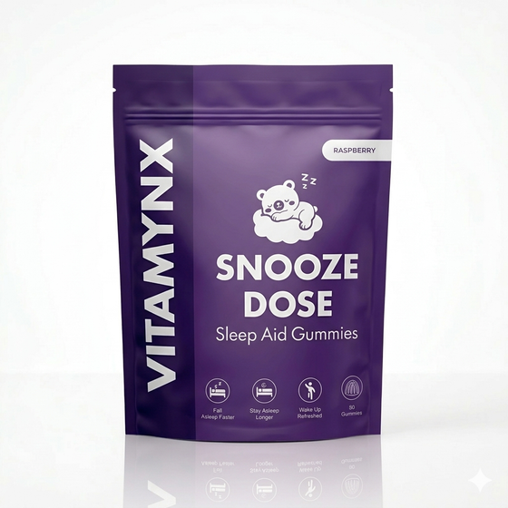 Vitamynx Snooze Dose Sleep Aid Gummies – Deep Rest & Recovery