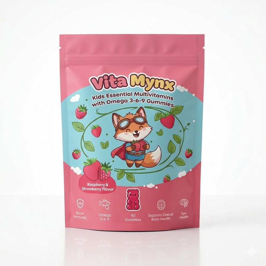 Vita Mynx Essential Kids Multivitamin Gummies – Immune & Growth Support