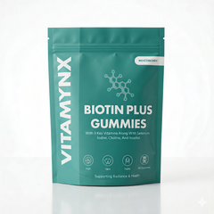 Vitamynx Biotin Plus Gummies – High Strength for Hair, Skin & Nails
